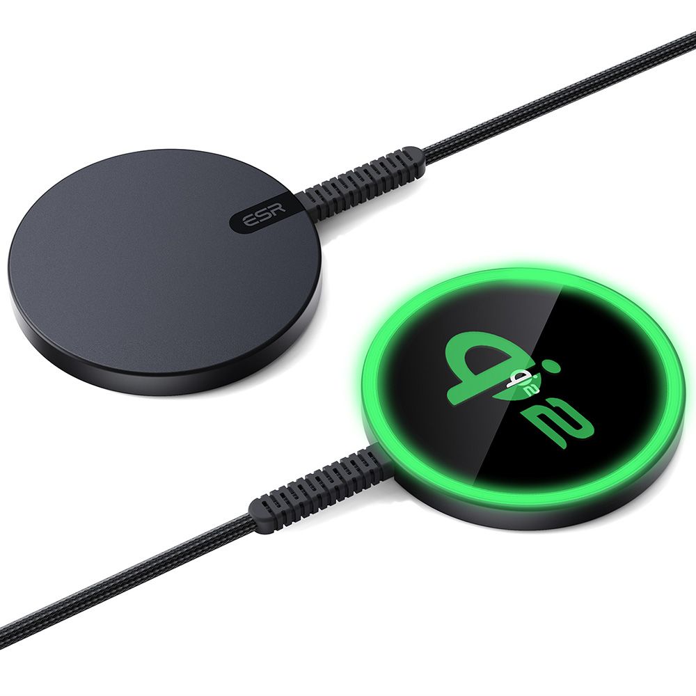 ESR HaloLock Wireless Network Charger, 15W, 1.67A, Black