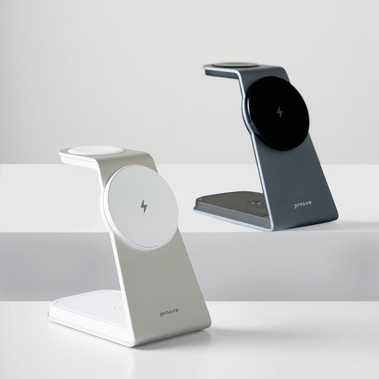 Draadloze Netwerkoplader Proove Omni Power 3in1, 15W, 1.67A, Grijs WSOP15020003