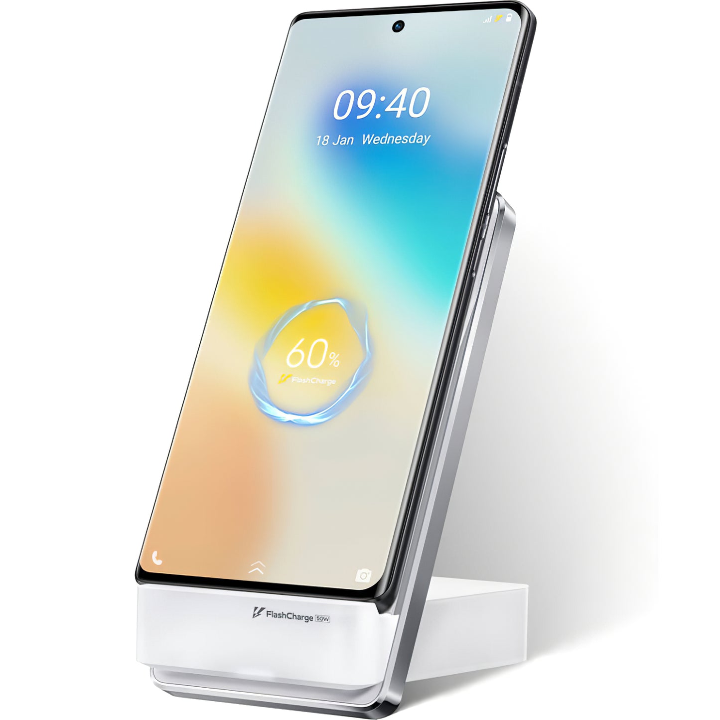 vivo Wireless Ladegerät 50W | FlashCharge | Weiß | Original