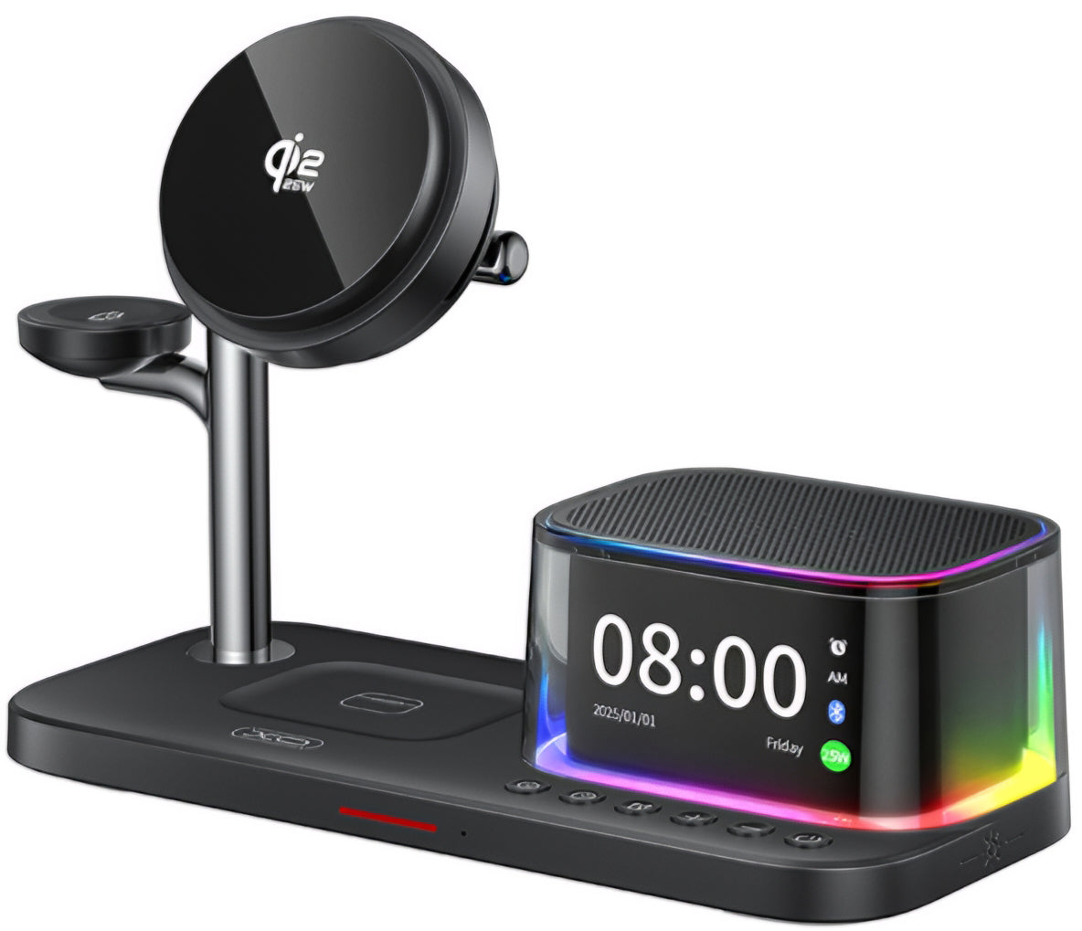 Draadloze Netlader XO Design CX045 3in1, 25W, Zwart