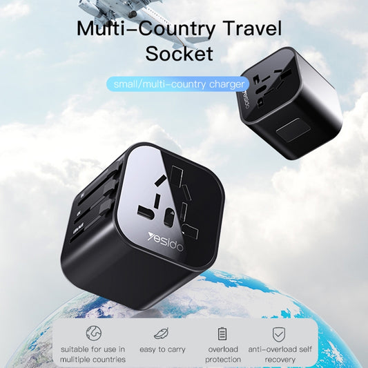 Netwerkadapter Yesido MC09 Travel, Zwart