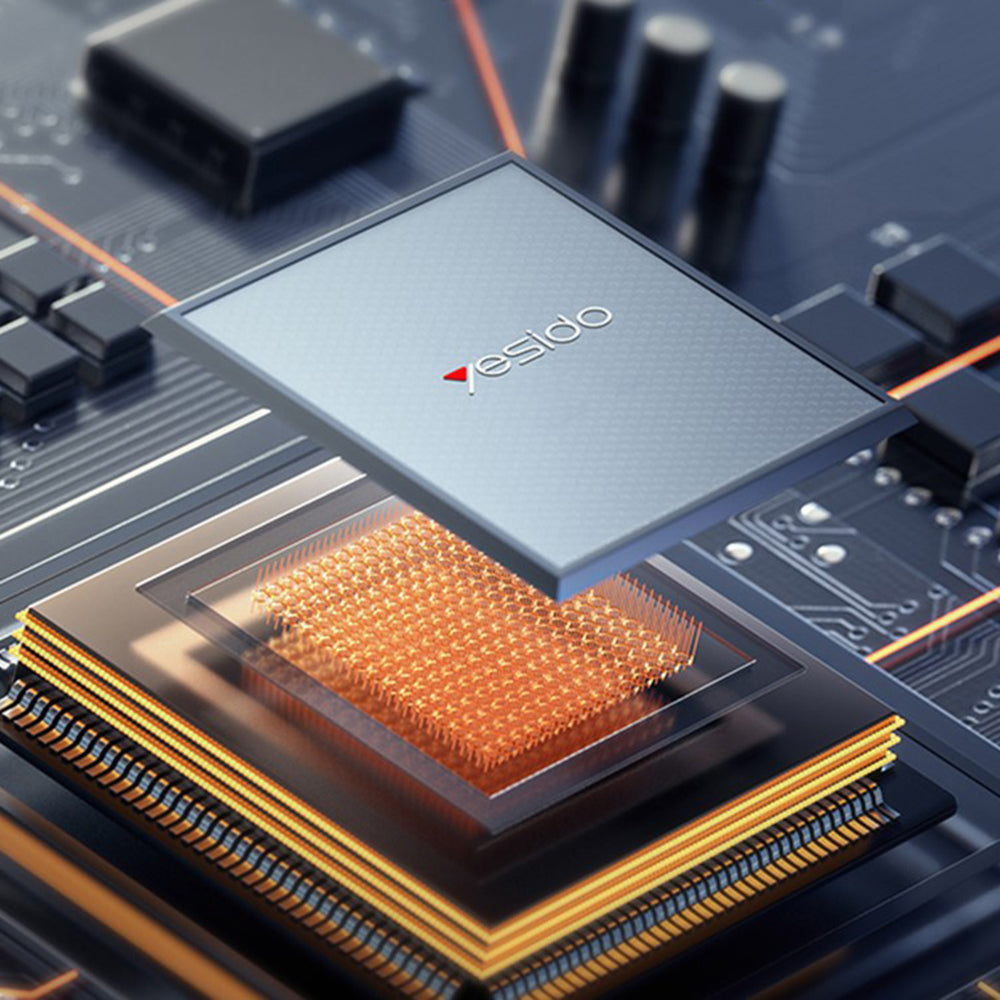 Chargeur Réseau Yesido YC142, 100W, 5A, 1 x USB-A - 2 x USB-C, Noir