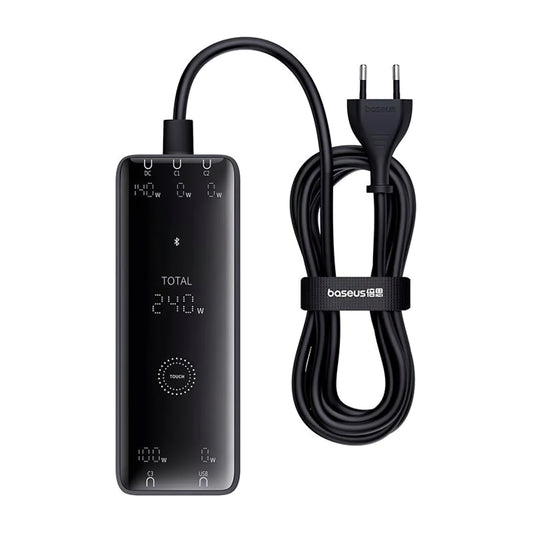 Chargeur Station Baseus 5in1, 240W, 5A, 1 x USB-A - 3 x USB-C - 1 x DC, Noir P10163901113-00