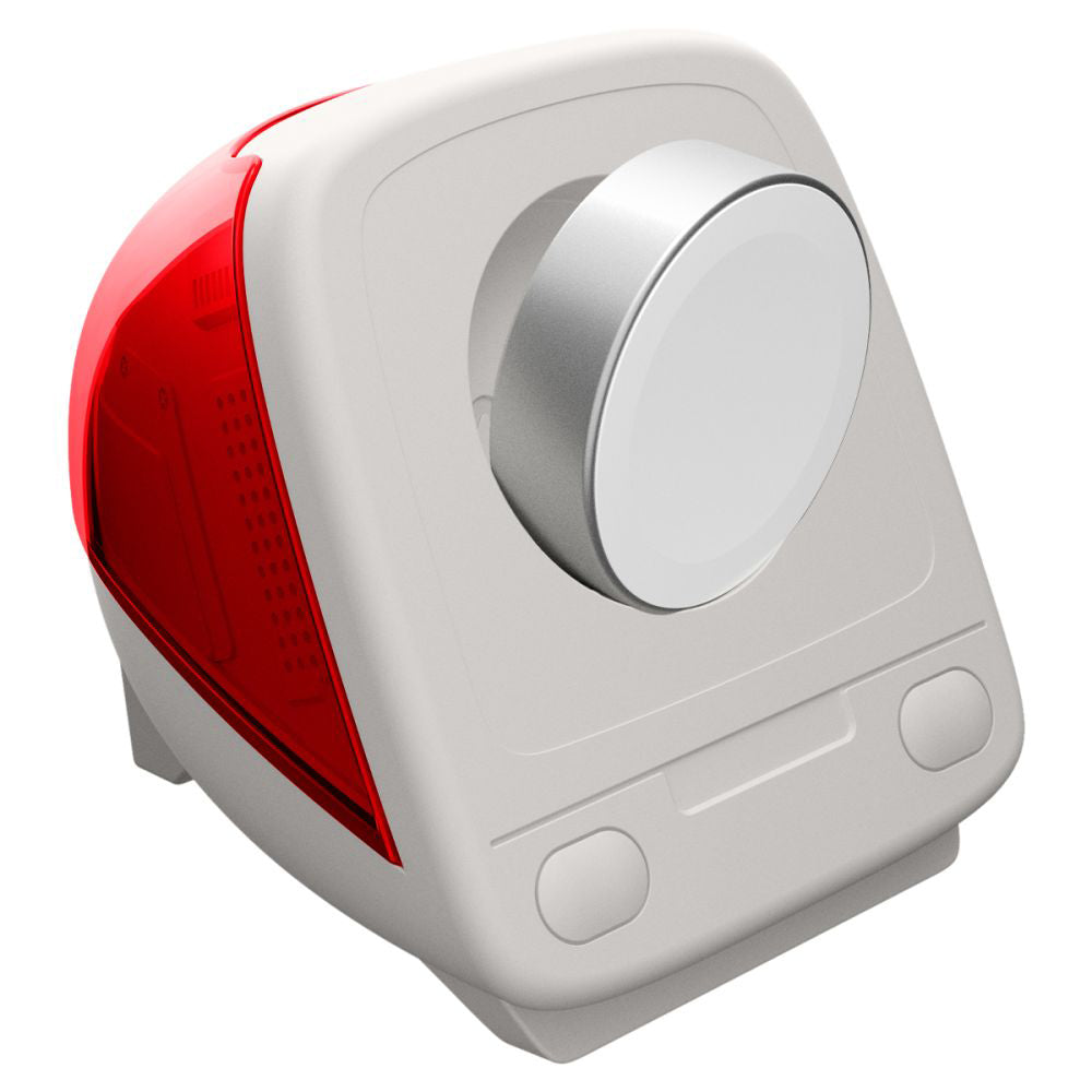 Spigen C1 Classic Halterung für Apple Watch Series Wireless-Ladegerät, Rot