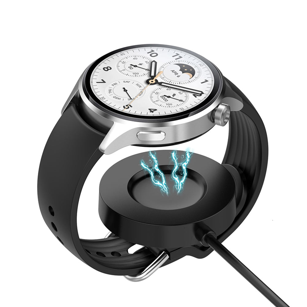 Chargeur sans fil Techsuit TXC6 pour Xiaomi Watch S1 Pro, USB-A, Noir