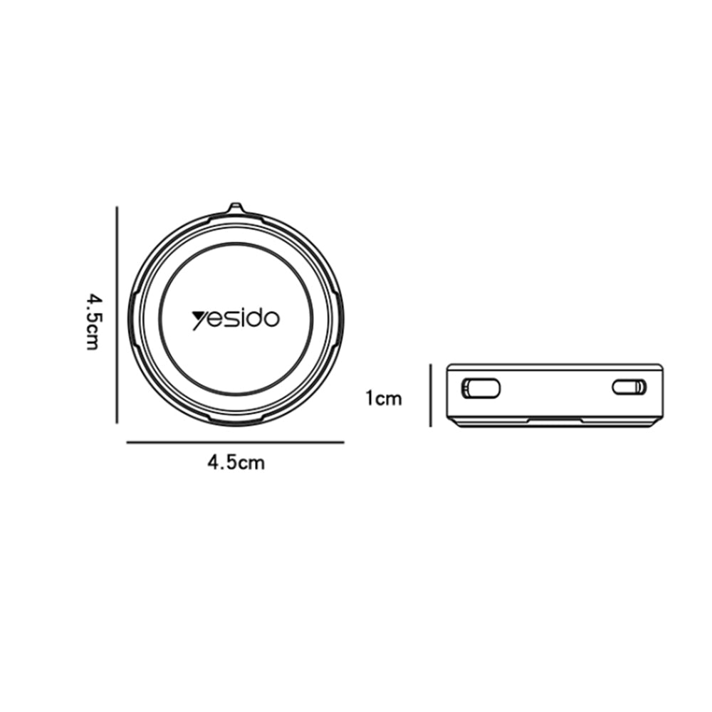 Wireless-Ladegerät Yesido DS18 für Apple Watch Series, Schwarz