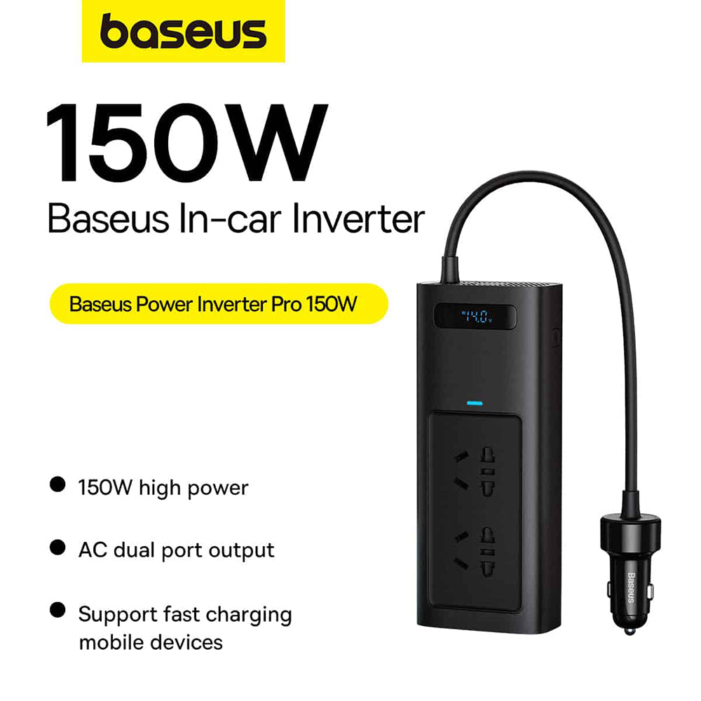 Auto Elektrische Omvormer Baseus Power Pro, 150W CGNB020101
