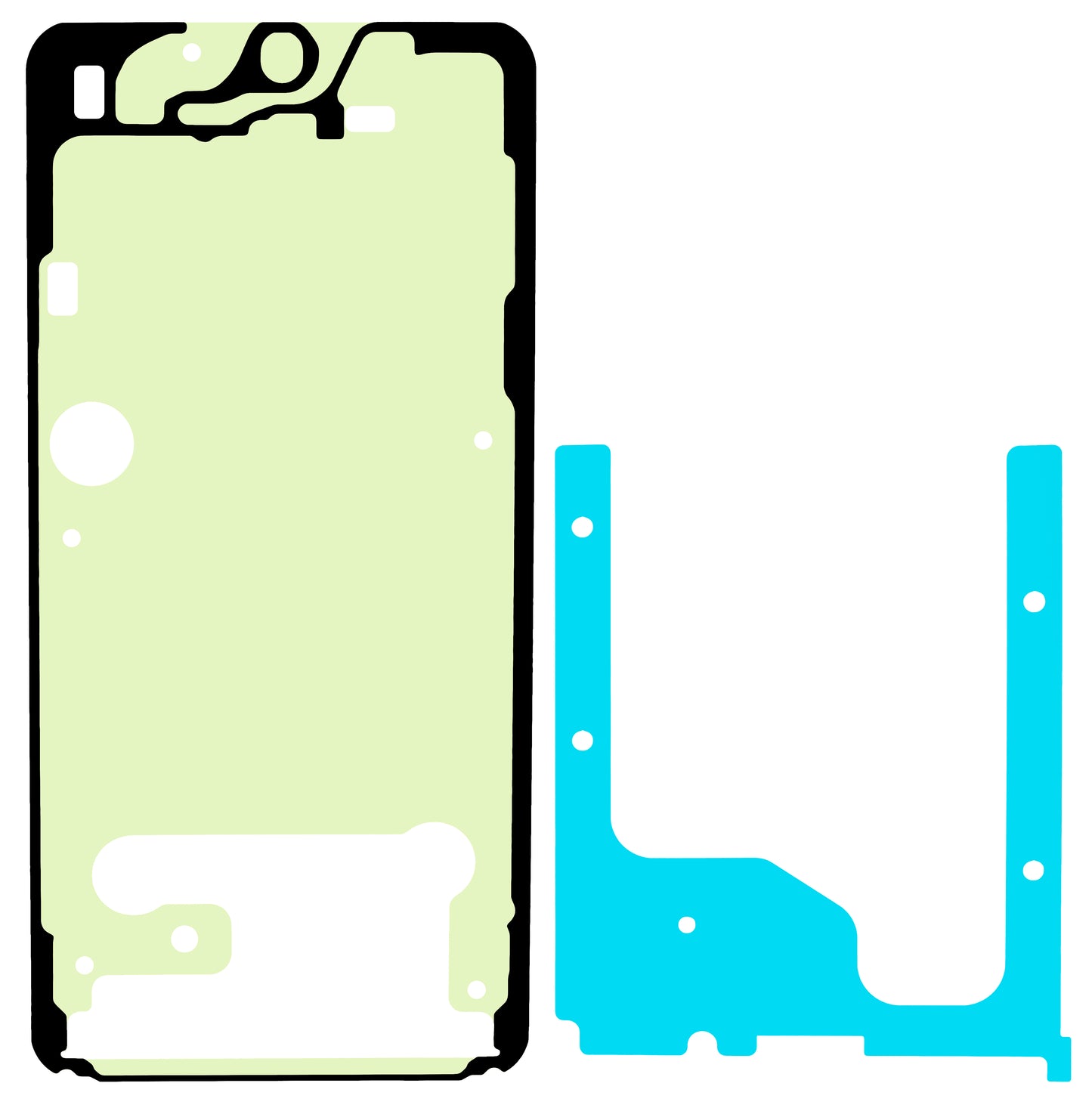 Kit Lijm Samsung Galaxy S25 S931, Service Pack GH82-36478A