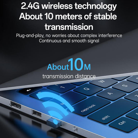 Yesido KB43 Wireless Keyboard and Mouse Kit, Black