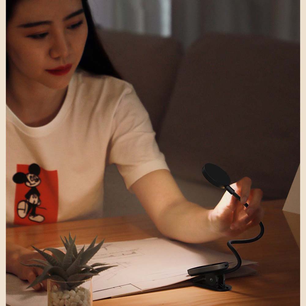 Lampe Led Bureau Baseus Comfort Reading Mini Clip, Gris DGRAD-0G