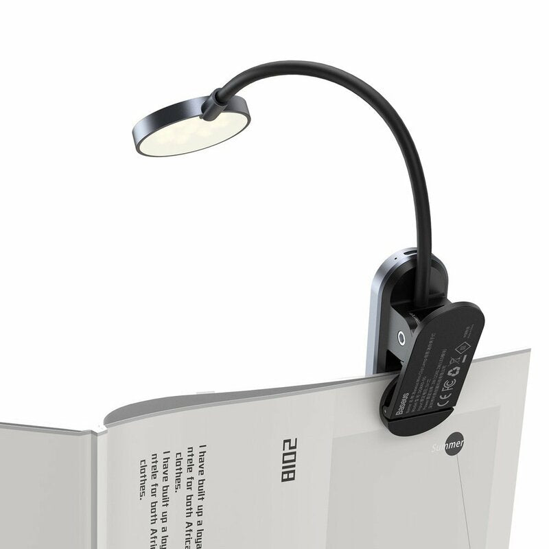 Lampe Led Bureau Baseus Comfort Reading Mini Clip, Gris DGRAD-0G