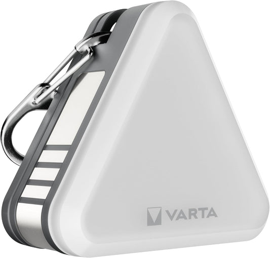 Varta Magnetic Safety Light LED Schlüsselanhängerlampe, 25lm, Silberfarben