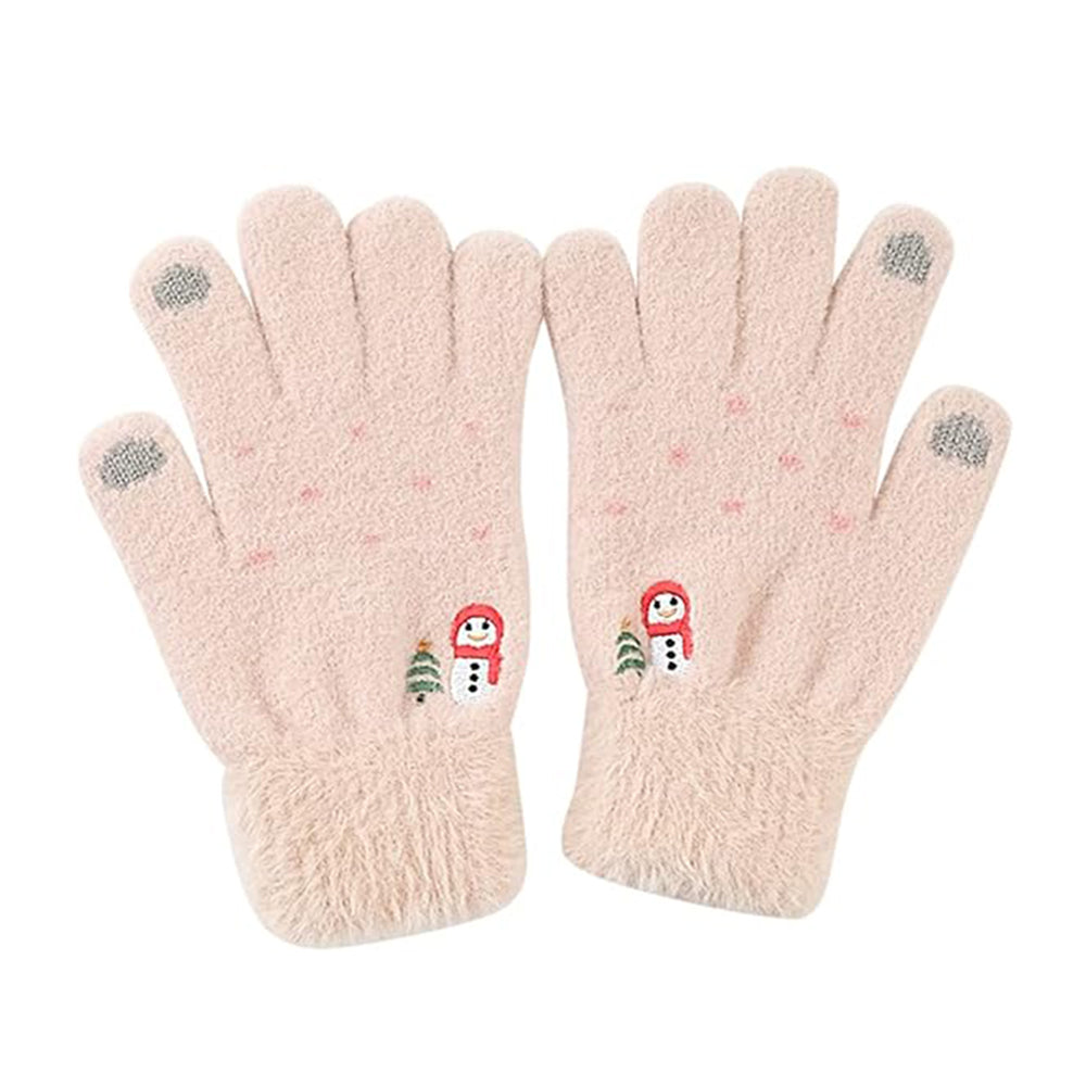Gants d'hiver tactiles pour femme Techsuit ST0011, taille 17 cm, beige
