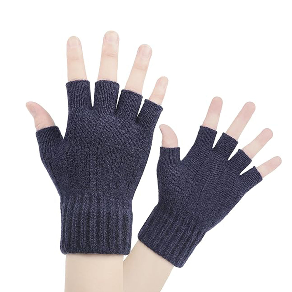Dames Touchscreen Winterhandschoenen Techsuit ST0014, Maat 17cm, Marineblauw