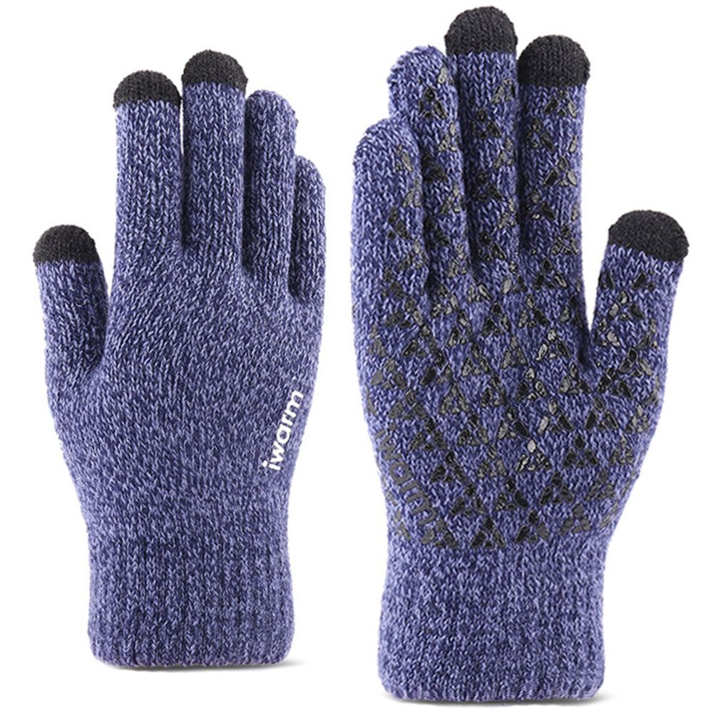 Winter-Touchscreen-Handschuhe Iwarm ST0018, Größe 23cm, Blau