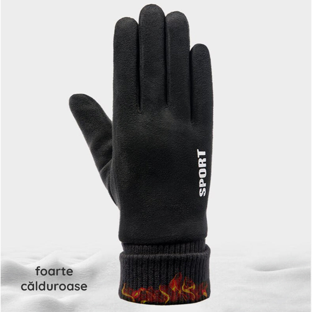 Gants d'Hiver Tactiles Unisexes Techsuit ST0010, Taille Universelle, Noirs