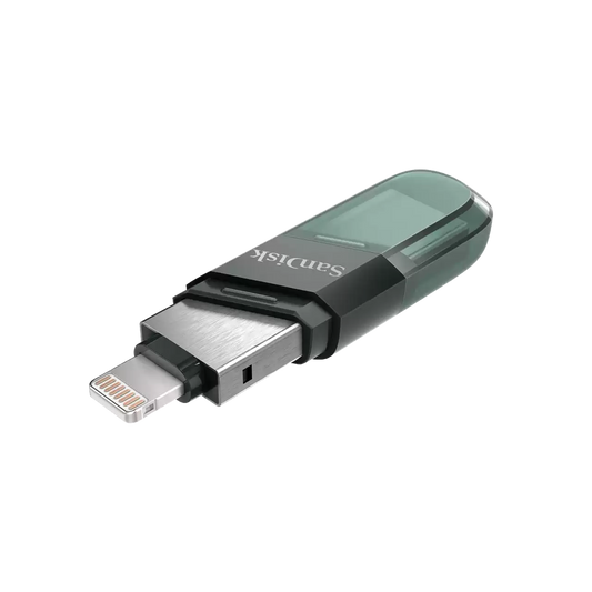 Externe USB-A 3.0 / Lightning SanDisk iXpand Flip-geheugen, 128Gb SDIX90N-128G-GN6NE