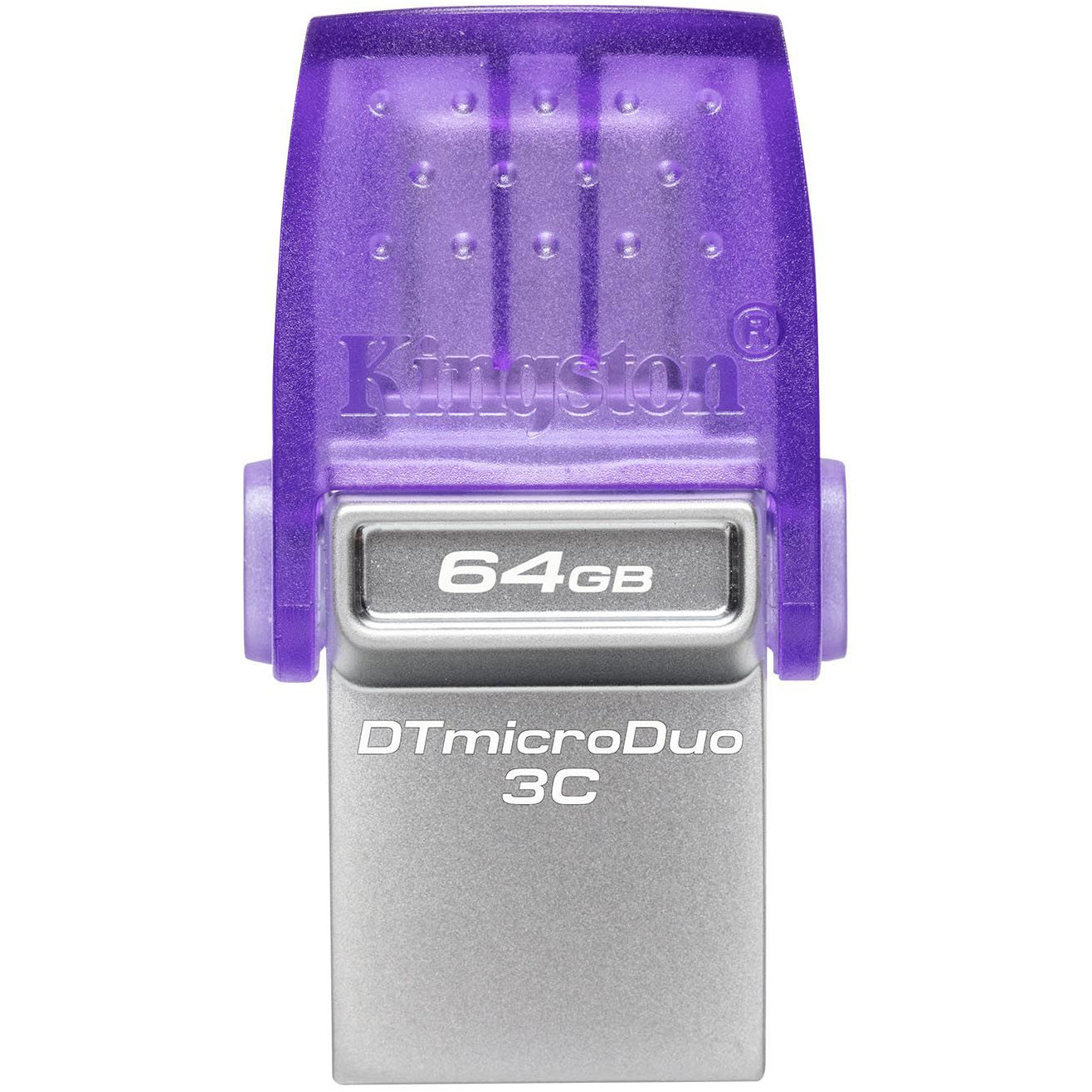 Mémoire Externe USB-A 3.2 / USB-C Kingston microDuo 3C, 64Gb DTDUO3CG3/64GB