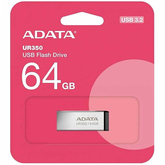 Mémoire externe USB-A 3.2 Adata UR350, 64Gb UR350-64G-RSR/BK