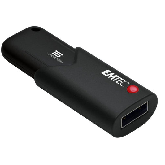 Externe USB-A 3.2 Emtec B120 Click Secure Geheugen, 16Gb ECMMD16GB123