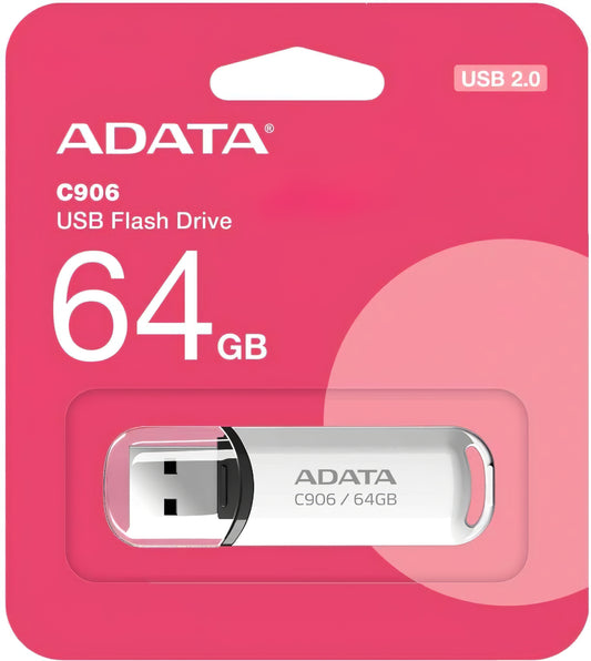 USB-A extern geheugen Adata C906, 64Gb AC906-64G-RWH