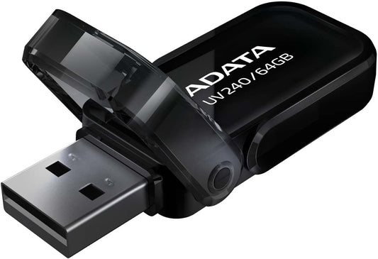 USB-A Extern Geheugen Adata UV240, 32Gb AUV240-32G-RBK AUV240-32G-RBK