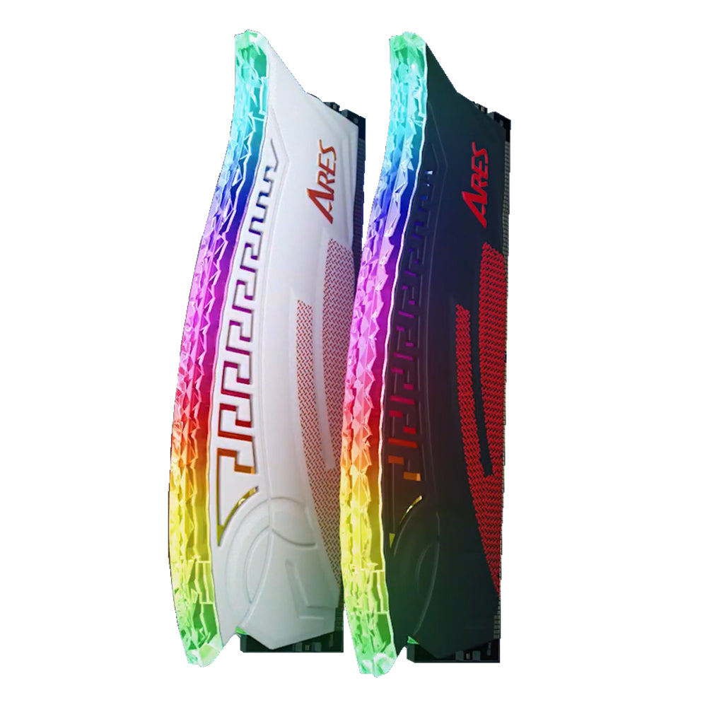 Dato Ares Armor RAM-Speicher, DDR4, RGB, 2 x 8GB, 3600Mhz, CL18, Weiß AMRGB8GX216G36W