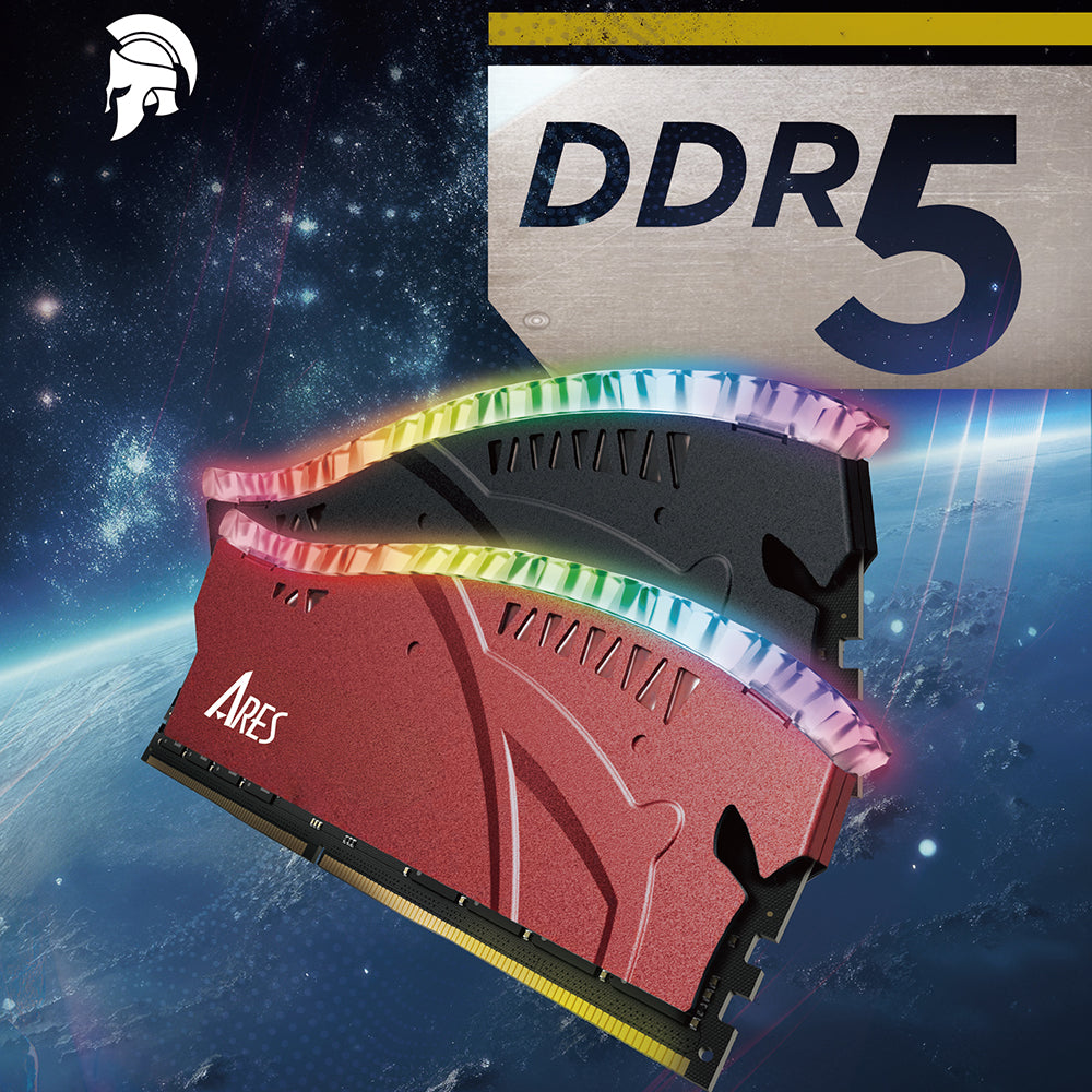 RAM-geheugen Dato Ares Armor Lite, DDR5, RGB, 32GB, 6000Mhz, Zwart ARB32G5K60