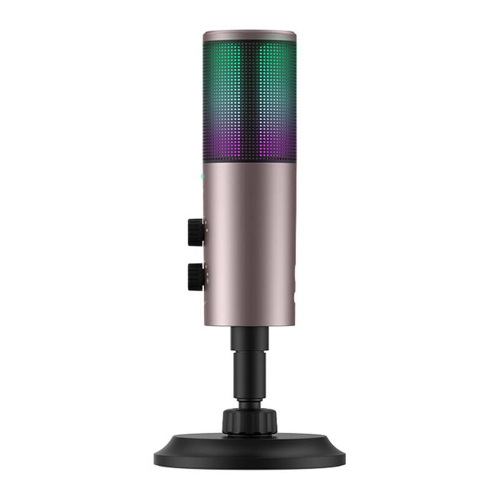 Microphone HAVIT GK61, RGB, USB-C, Gris