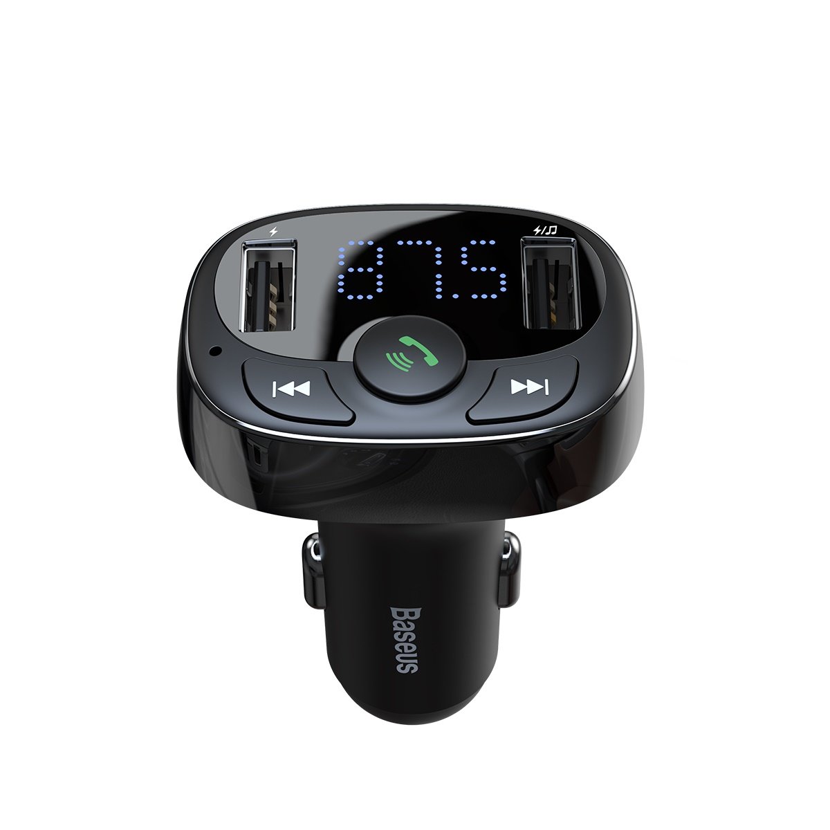 FM Bluetooth Modulator Baseus S-09A, 2 x USB-A - 1 x microSD CCMT000001
