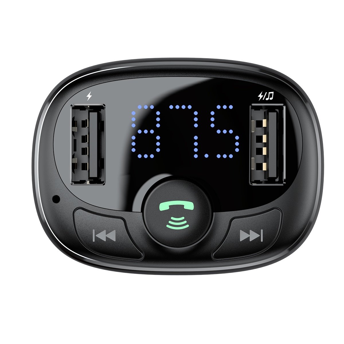 FM Bluetooth Modulator Baseus S-09A, 2 x USB-A - 1 x microSD CCMT000001