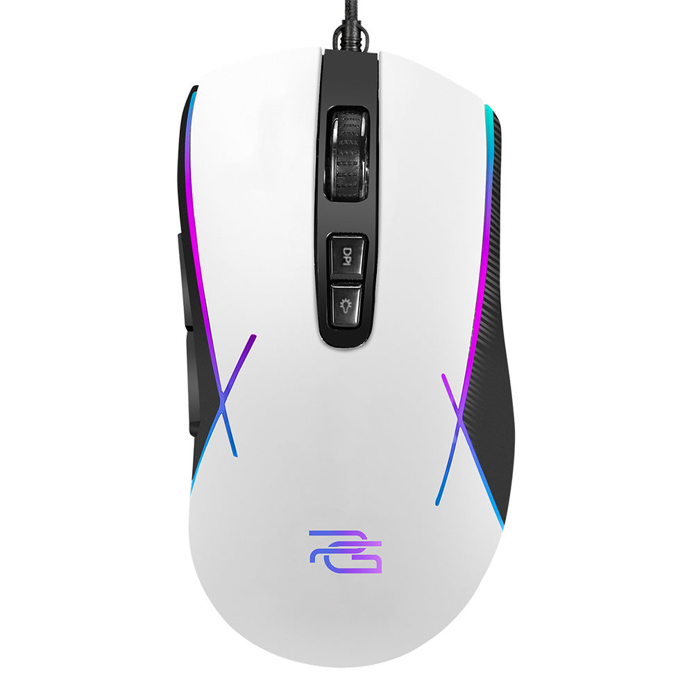 Gaming Muis Bedraad USB Proove Defiant, RGB, 7200DPI, Wit CMDE00000101