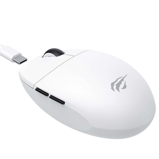 Gaming-Maus Wireless HAVIT MS1039W, 800DPI - 7400DPI, Wi-Fi / Kabelgebunden, Weiß