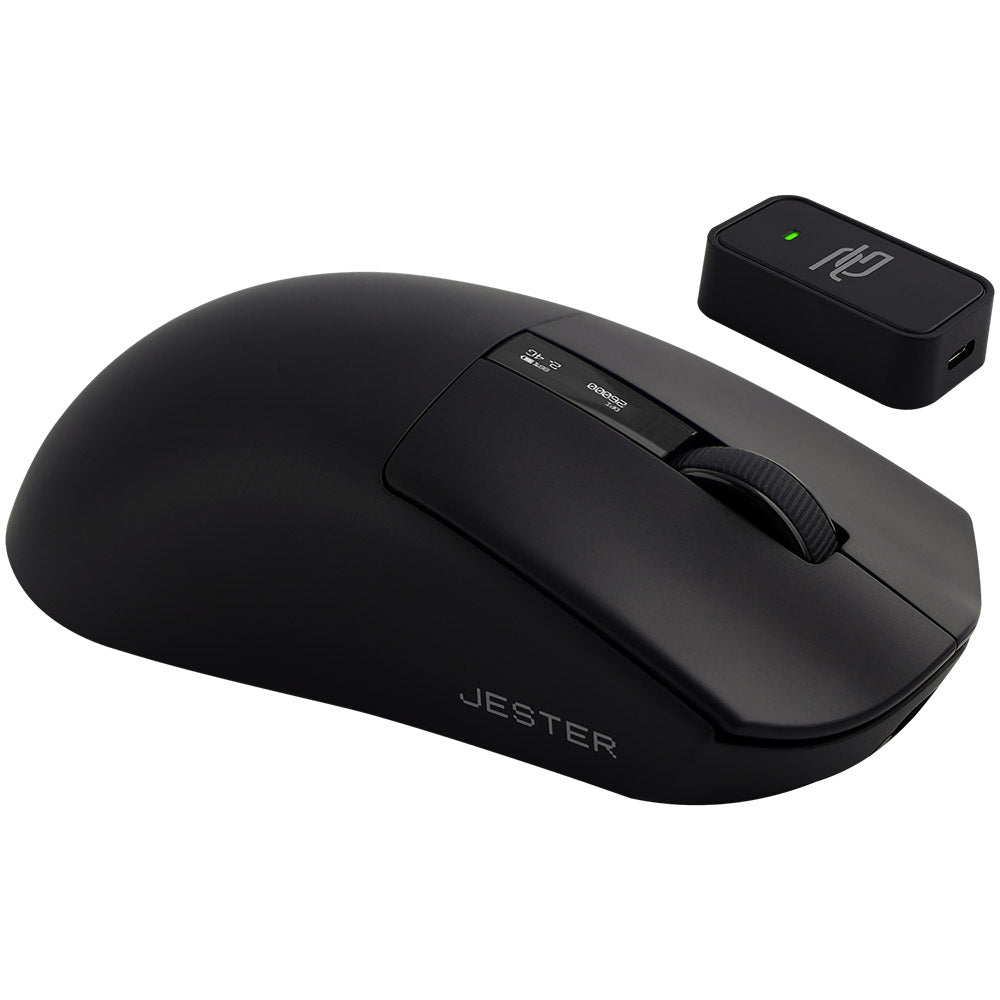 Draadloze Gaming Muis Proove Jester, 800DPI - 26000DPI, OLED-display, Zwart WMJS00022001
