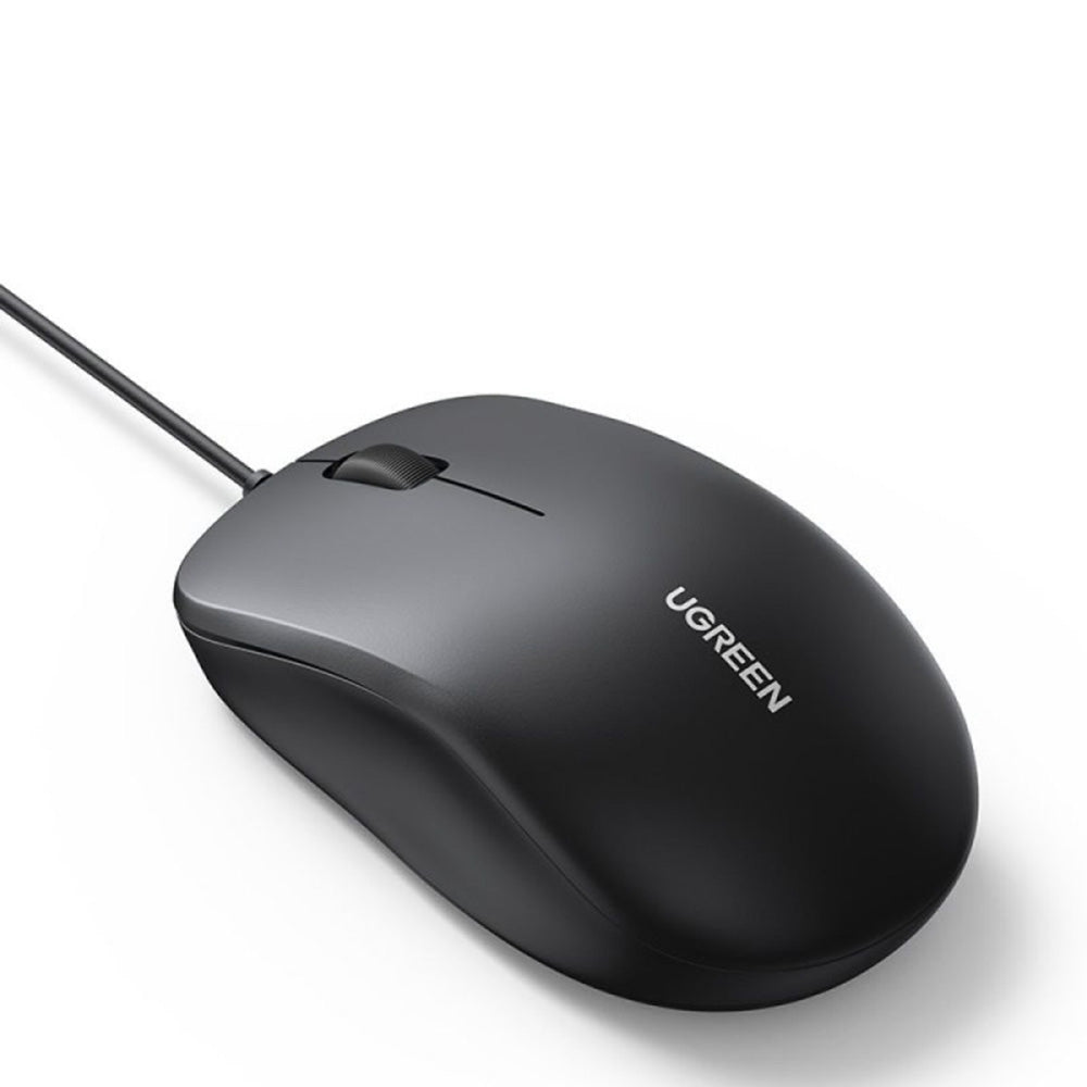 Bedrade USB-muis UGREEN MU007, 1200DPI, 1.5m, Zwart