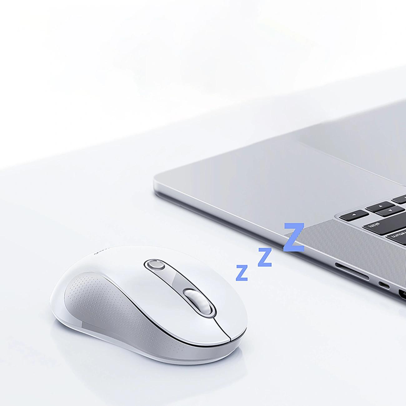 Souris sans fil Baseus F02, 1600DPI, Wi-Fi, Blanc B0203302