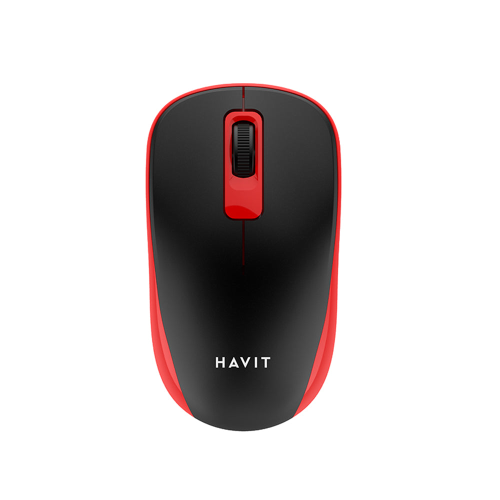 Draadloze Muis HAVIT MS626GT, 1200DPI, Zwart Rood