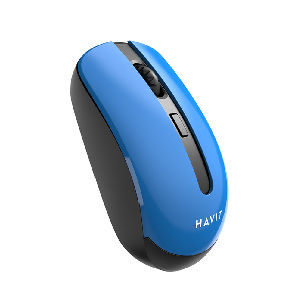 Draadloze Muis HAVIT MS989GT, 800DPI - 1600DPI, Zwart Blauw
