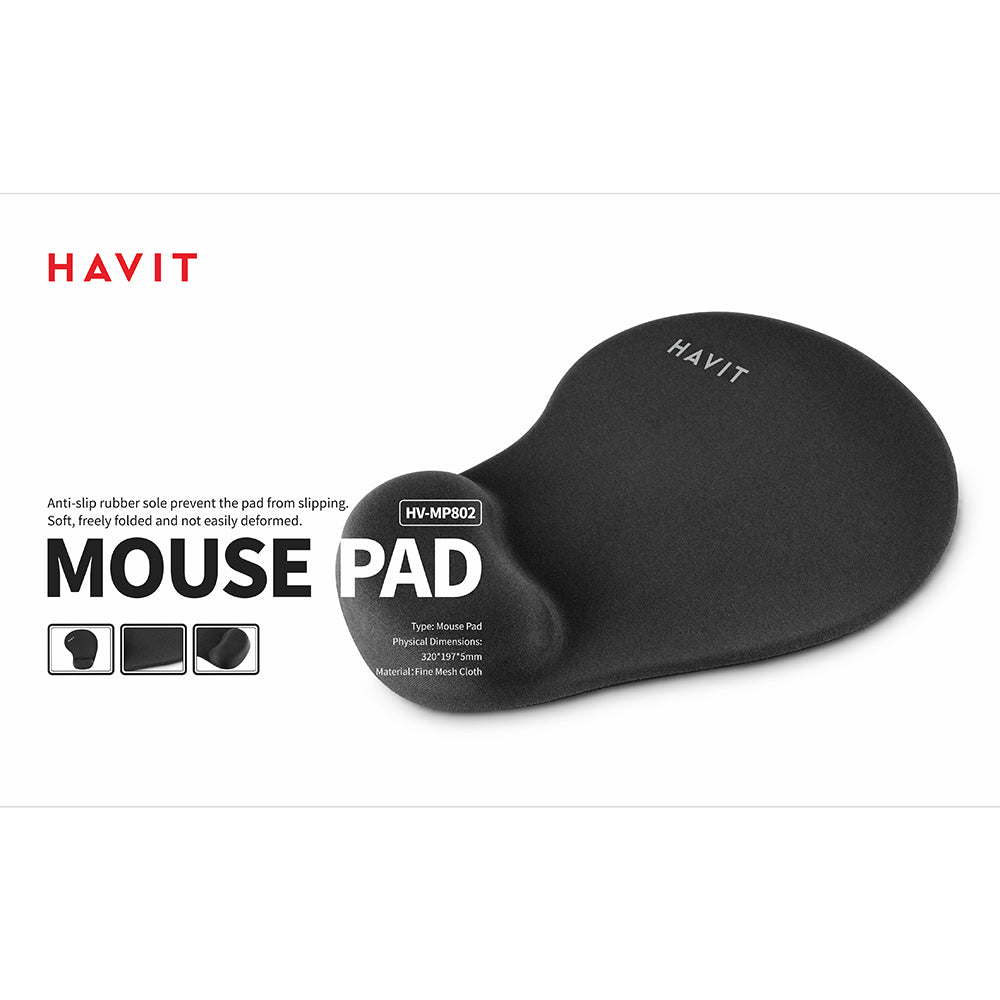 MousePad Gaming HAVIT MP802, 230mm x 191mm x 3,5mm, Marineblauw