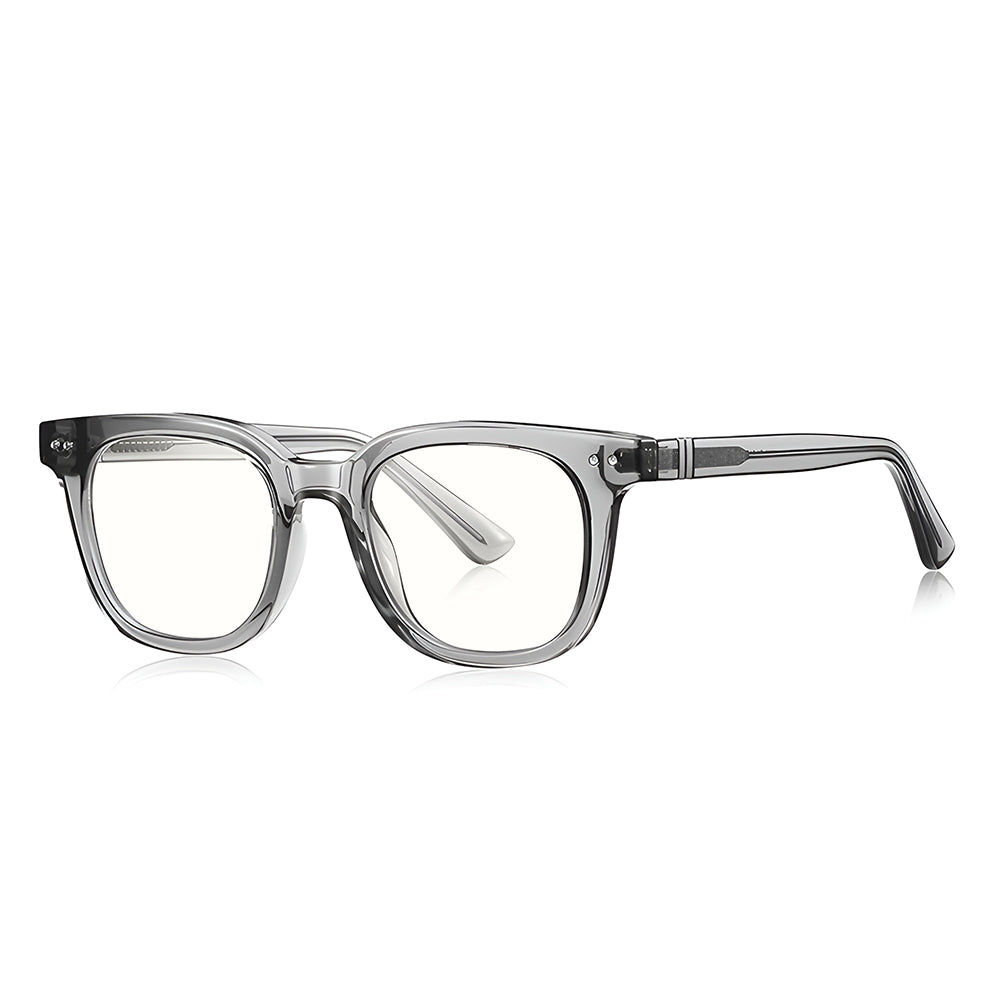Lunettes d'ordinateur pour hommes Techsuit 2229, Anti-Lumière Bleue, Gris