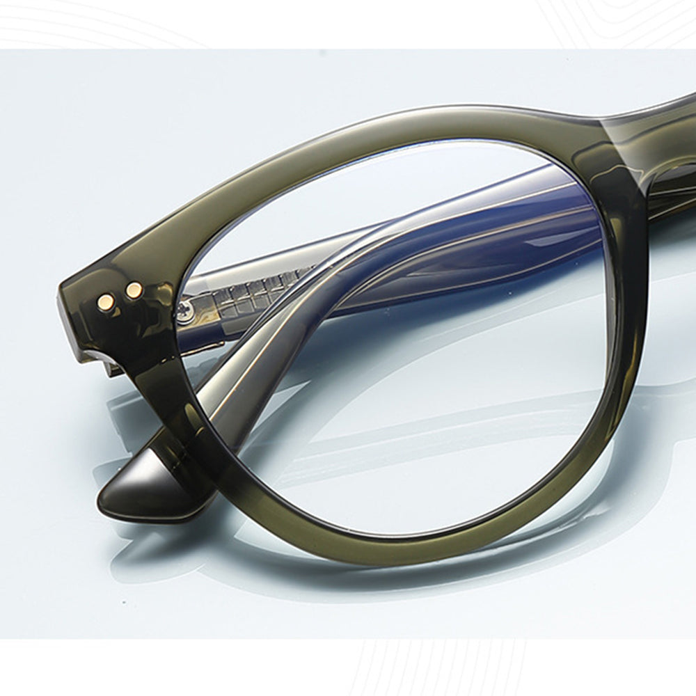 Lunettes d'ordinateur pour hommes Techsuit 2231, Anti-Lumière Bleue, Marron Clair