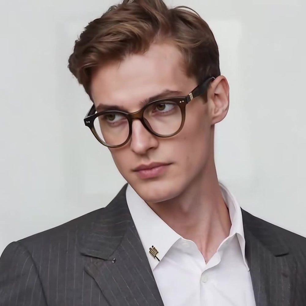 Lunettes d'ordinateur pour hommes Techsuit 2231, Anti-Lumière Bleue, Noires
