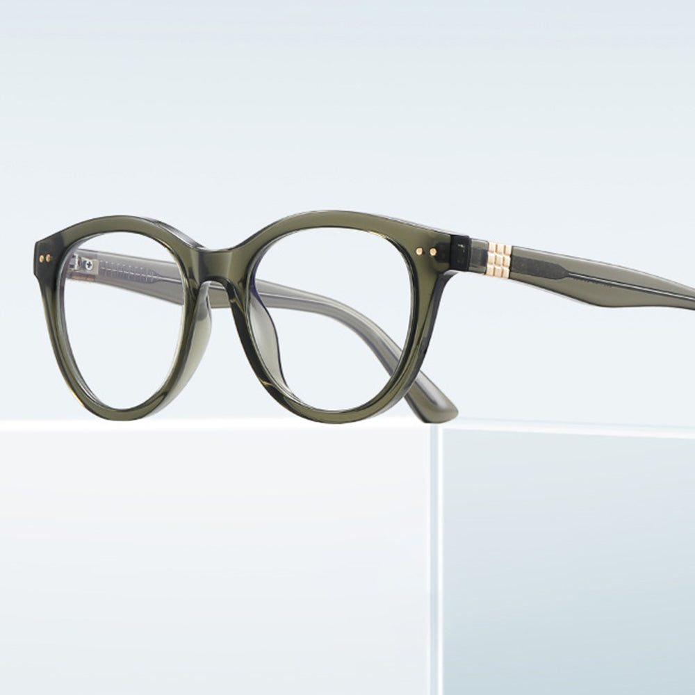Lunettes d'ordinateur pour hommes Techsuit 2231, Anti-Lumière Bleue, Vertes