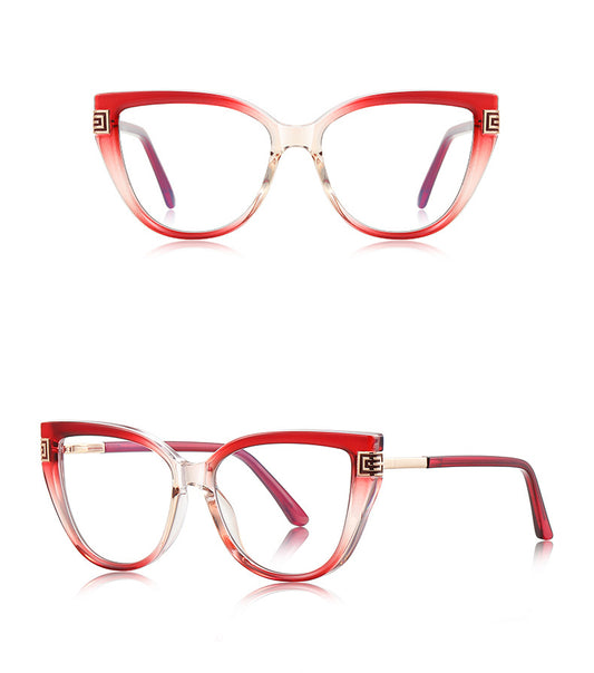 Lunettes d'ordinateur pour femmes Techsuit 2259, Anti-Lumière Bleue, Rouges