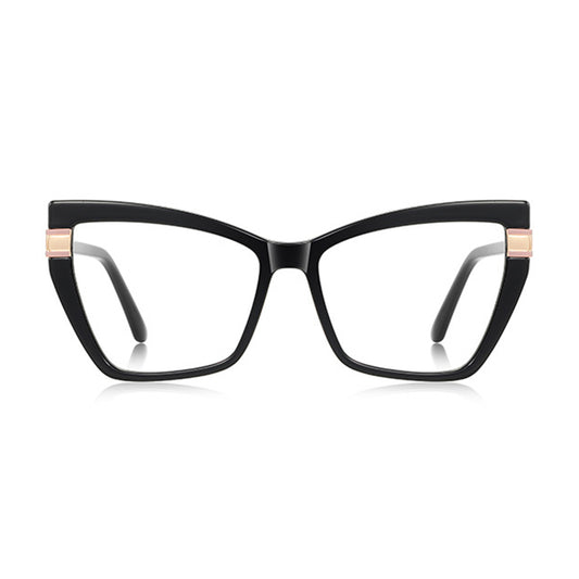 Lunettes d'ordinateur pour femmes Techsuit 2269, Anti-Lumière Bleue, Noires