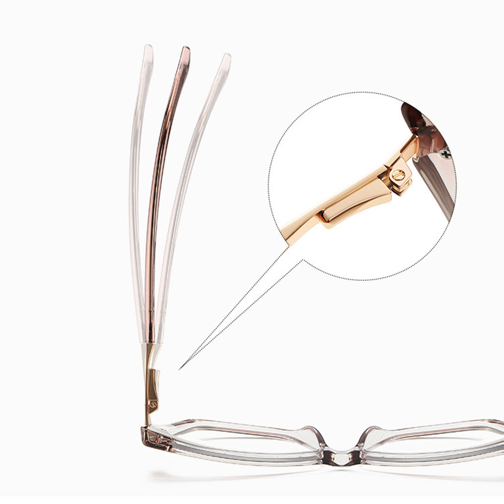 Lunettes d'ordinateur pour femmes Techsuit 2271, Anti-Lumière Bleue, Noires
