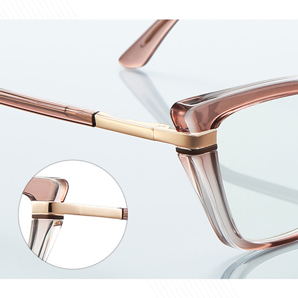 Lunettes d'ordinateur pour femmes Techsuit 2271, Anti-Lumière Bleue, Noires