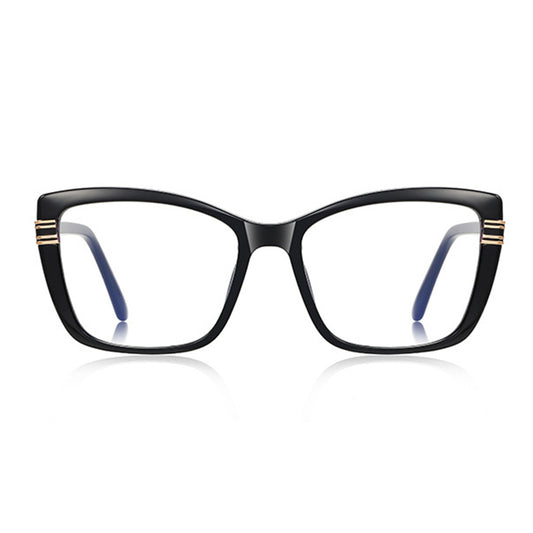 Lunettes d'ordinateur pour femmes Techsuit 2273, Anti-Lumière Bleue, Noires