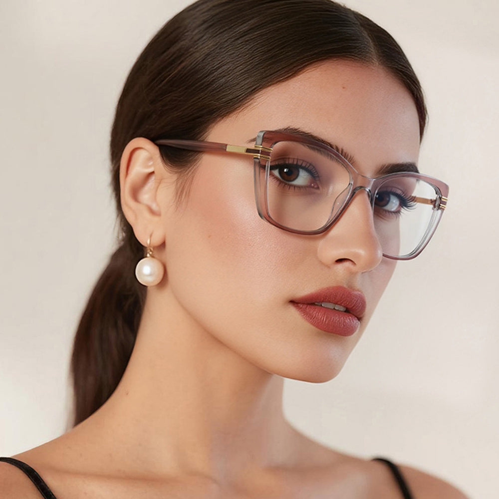 Lunettes d'ordinateur pour femmes Techsuit 2273, Anti-Lumière Bleue, Noires