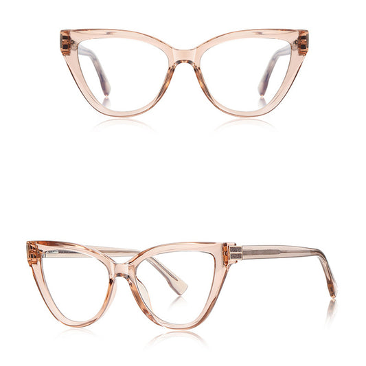 Lunettes d'ordinateur pour femmes Techsuit 2279, Anti-Lumière Bleue, Marron Clair